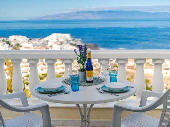 Cosy Seaview Apartment Santiago Del Teide Bagian luar foto