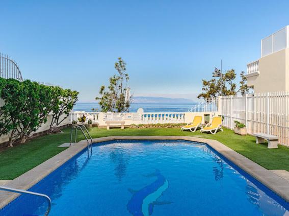 Cosy Seaview Apartment Santiago Del Teide Bagian luar foto